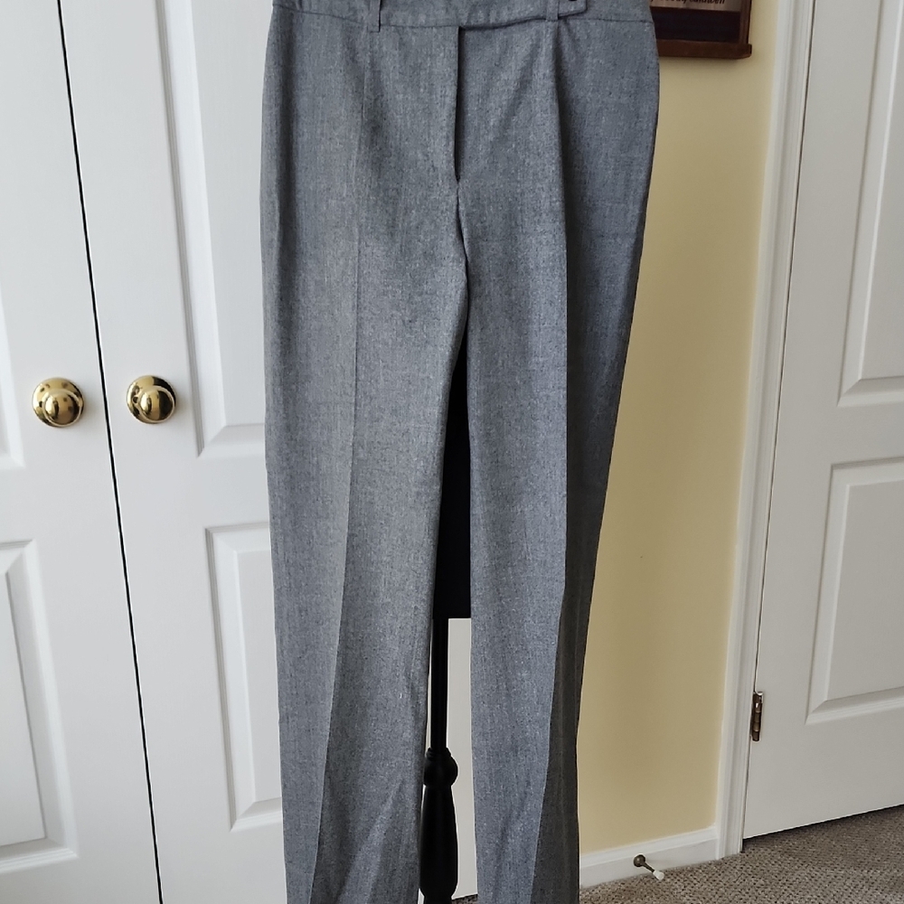 Michael Kors Gray Dress Pants Classic Straight-Leg